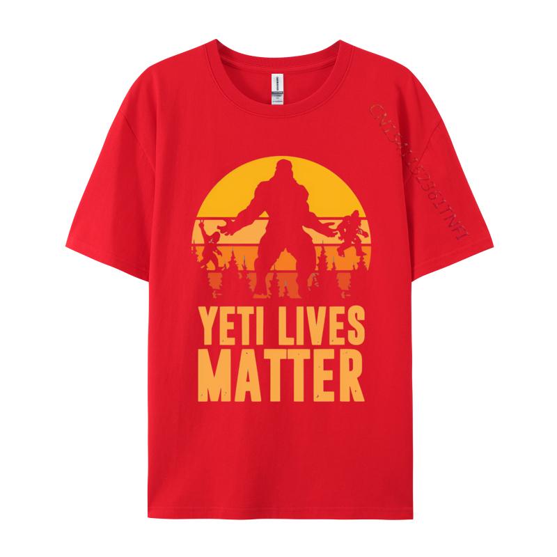 

Yeti Lives Matter Bigfoot Sasquatch T Shirts Unisex Streetwear T Shirts Oversized Tee Tops Kawaii Clothes S