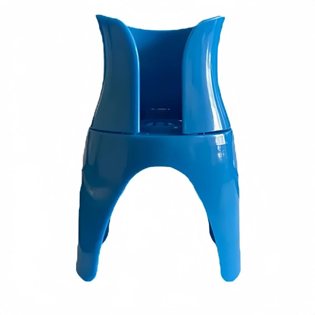 

Дозатор для флакона с глазными каплями Портативный многоразовый пластиковый держатель для взрослых и детских глазных капель Инструмент для помощи при закапывании синий