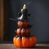 Resin Halloween Waterfall Incense Burner Exquisite Backflow Incense Burner  Aromatherapy Ornament