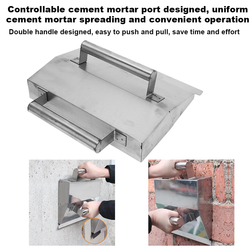 Stainless Steel Plastering Skimming Trowel Hand Plaster Tiling Decoration Tools