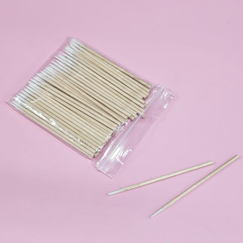 

100 Pointed Slim Wood Sticks for Crevice Cleaning, Extruded Cross-Section