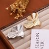 Ginkgo Leaf Ring For Women Classic Fashion Metal Leaf Fan-Shaped Finger Ring Women'S Punk Party Jewelry Gifts