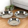 Stainless Steel Pet Water Bowl, Cat Bowl, Dog Basin, Dog Bowl, Feeding Bowl, Pet Basin, Pet Supplies