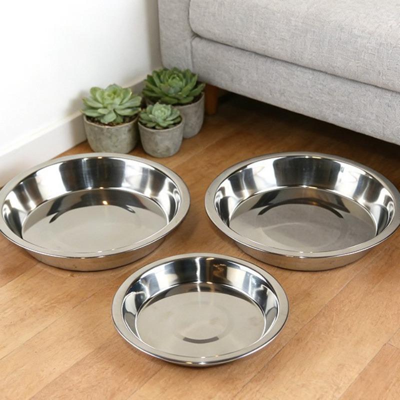 Stainless Steel Pet Water Bowl, Cat Bowl, Dog Basin, Dog Bowl, Feeding Bowl, Pet Basin, Pet Supplies