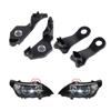 4pc Car Front Headlight Repair Kit Bracket Clips Car Headlamp Repair Fixed Clip Replacement Accessories for BMW 5 Series E60 E61