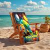 1PC Custom Name Space Adventure Piggy Beach Towel Highly Absorbent And Sand-Resistant Towel for Swimming, Pool, Yoga, And Travel Lightweight