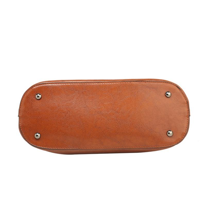 New women's bag oilskin tote bag fashionable women's large bag single shoulder crossbody women's bag