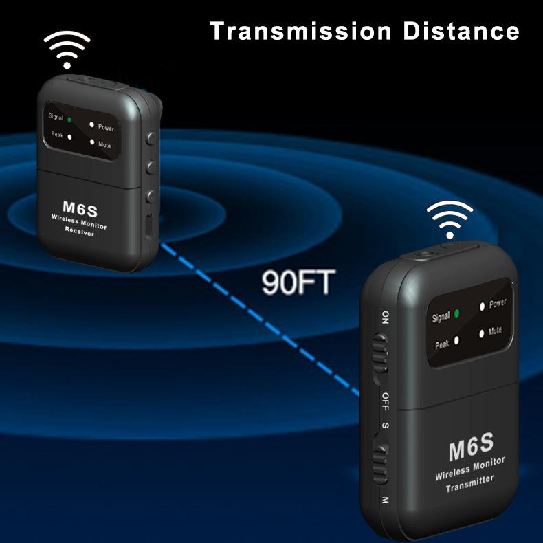 Wireless In-Ear Monitor System with 2.4G Stereo Transmission and Auto-Pairing for Studio Use