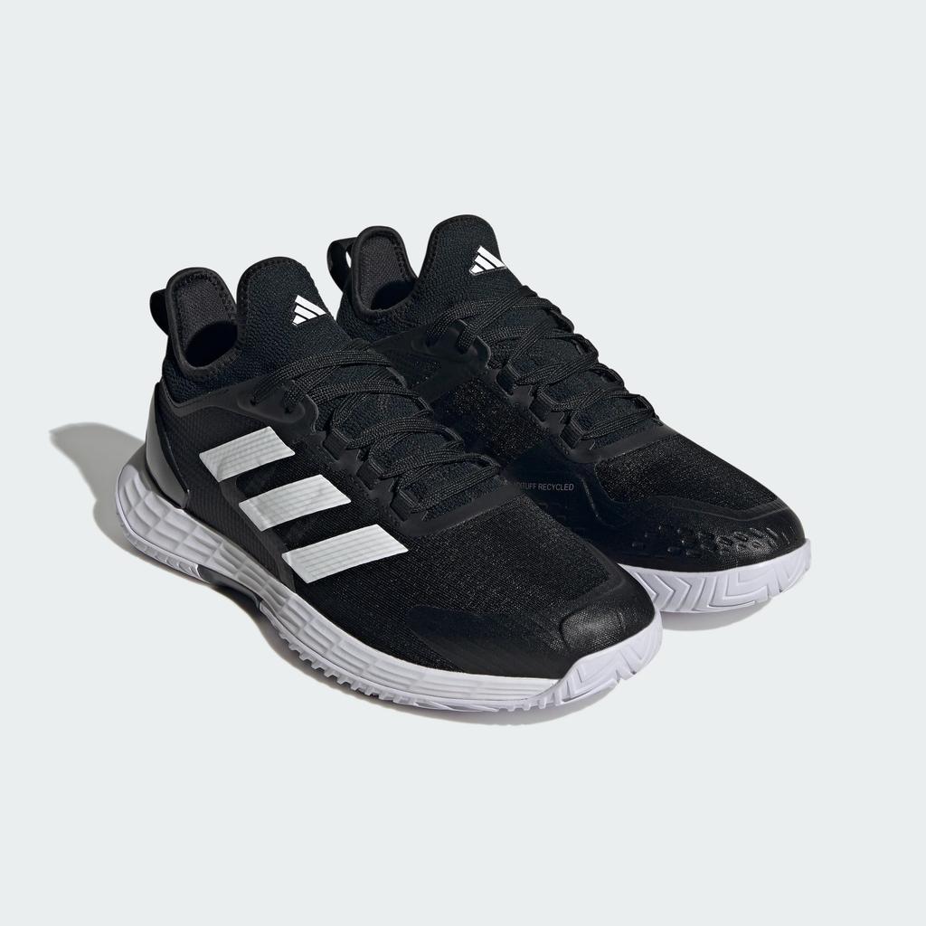 Adidas Men's Adizero Ubersonic 4.1 Tennis Shoes, LZO19, Core Black/Footwear White/Grey Four (ID1564), Size 27.5 cm