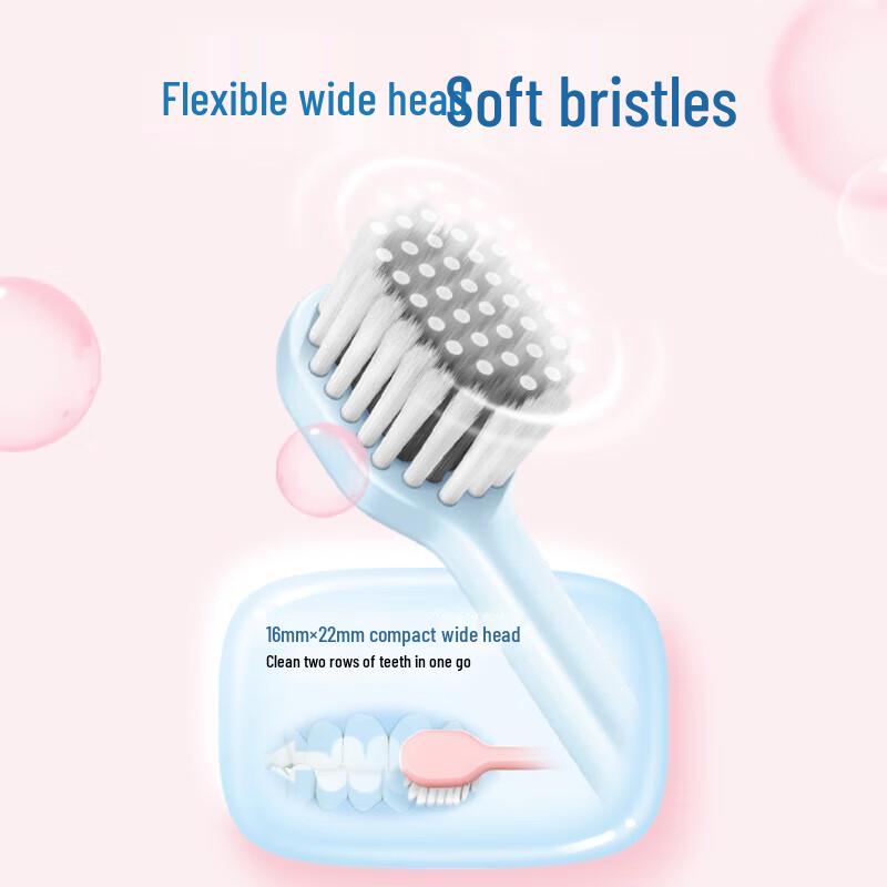 Leng Suan Ling Wide Head Soft Bristle Adult Toothbrush 6-Pack