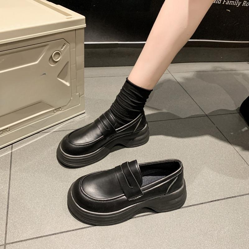 New One-foot Waterproof and Anti-slip Thick-soled Women's High-end Height-increasing Work Shoes