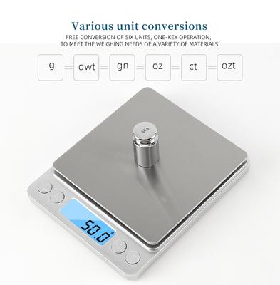 3Kg/500G 0.01g Cyfrowa Waga Kuchenna Precyzyjna Waga Jubilerska Ważenie Do Diety Żywności Waga Pocztowa Mierzenie LCD Elektroniczna