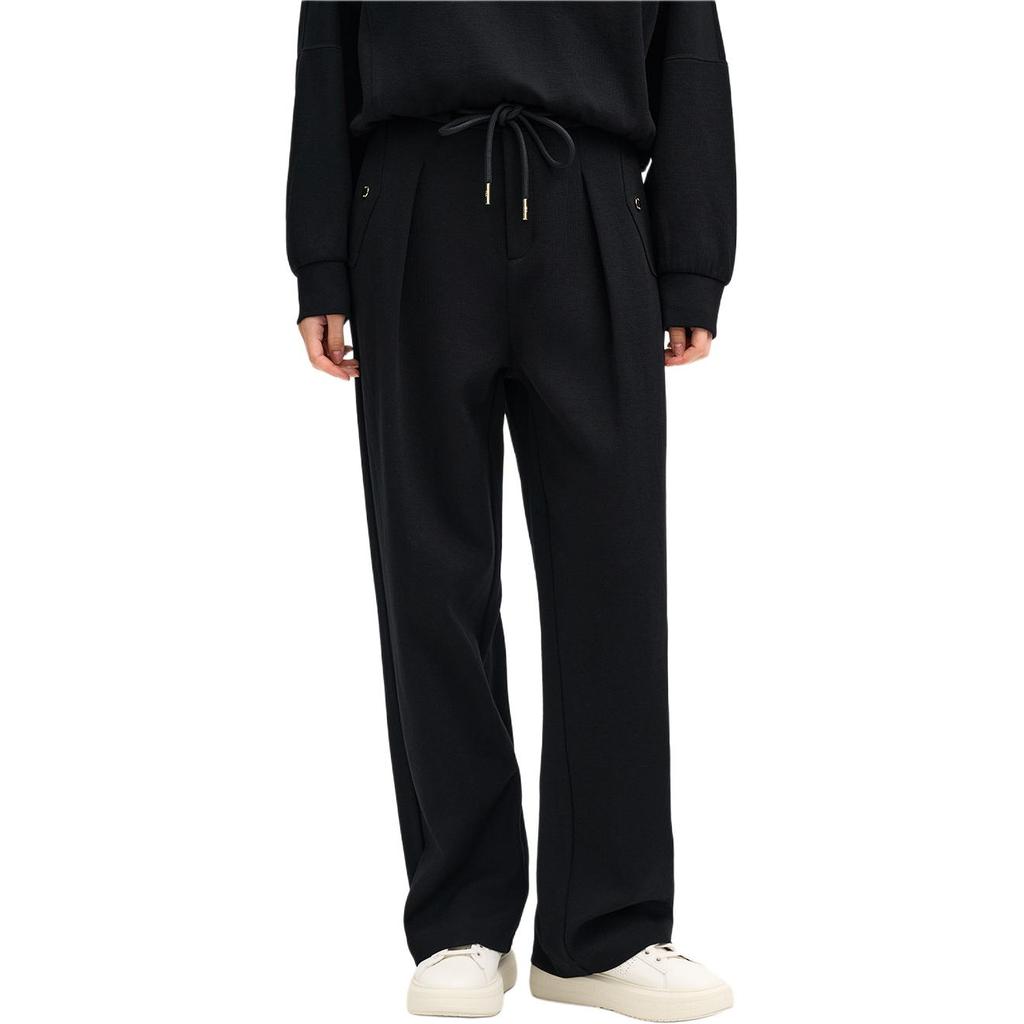 New FILA MILANO Collection Casual Pants Women's Jet Black F11W515607F-BK