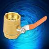 Brass Ball Valve 1-1/4BSP DN32 1.6MPa Female Thread Ball Valve Shut-off Valve with Lever Handle Diameter DN32 (1-1/4BSP) British Gauge Thread for