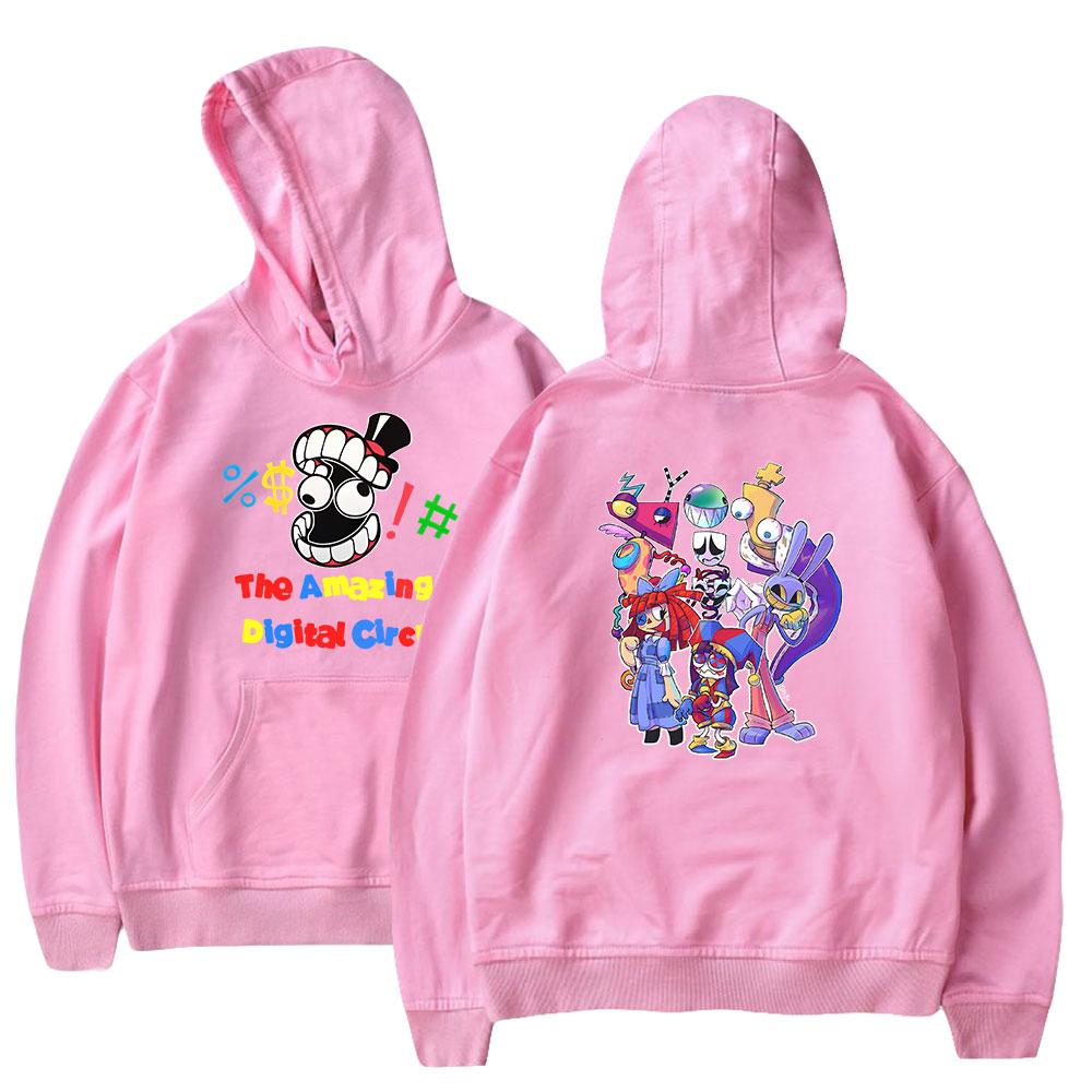 The Amazing Digital Circus Sudadera con capucha para hombre y mujer, unisex, estampado gráfico, Cool Tie Dye, ropa de calle, sudadera con capucha de manga larga