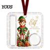 Buntes Hängendes Geldornament Weihnachts-Bargeldgeschenk-Ornament, Acryl-Feiertagshalter für Bargeld, Lustiger Weihnachtsmann Einzigartiges Familien-Schneemann-Engel-Elch Weihnachten