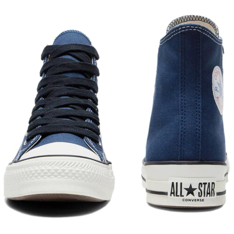 Converse Chuck Taylor All Star Comfortable Versatile High-Top Canvas Shoes Unisex sneakers Dark-Blue A18104C