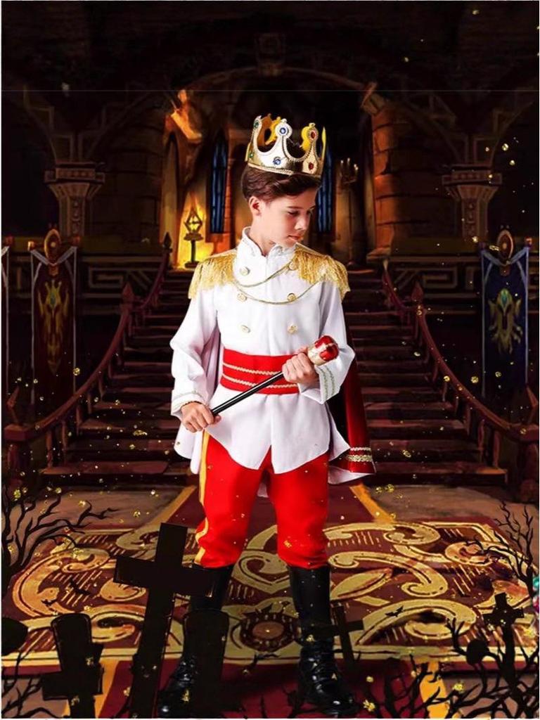 Costume Cosplay da Principe per Bambini per la Recita all'Asilo