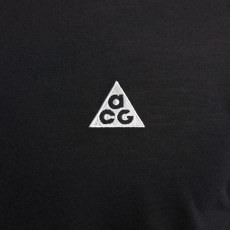 Nike Dri-Fit Adv ACG Goat Rocks Logo Graphic Crew Neck T-Shirt Men Tops Black DX7883-010