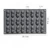 6/12/24 Holes Banana Mango Design Mousse Silicone Mousse Mold 3D Fruit Dessert Chocolate Mold DIY Cake Decorating Tools Bakeware