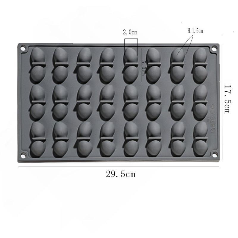 6/12/24 Holes Banana Mango Design Mousse Silicone Mousse Mold 3D Fruit Dessert Chocolate Mold DIY Cake Decorating Tools Bakeware