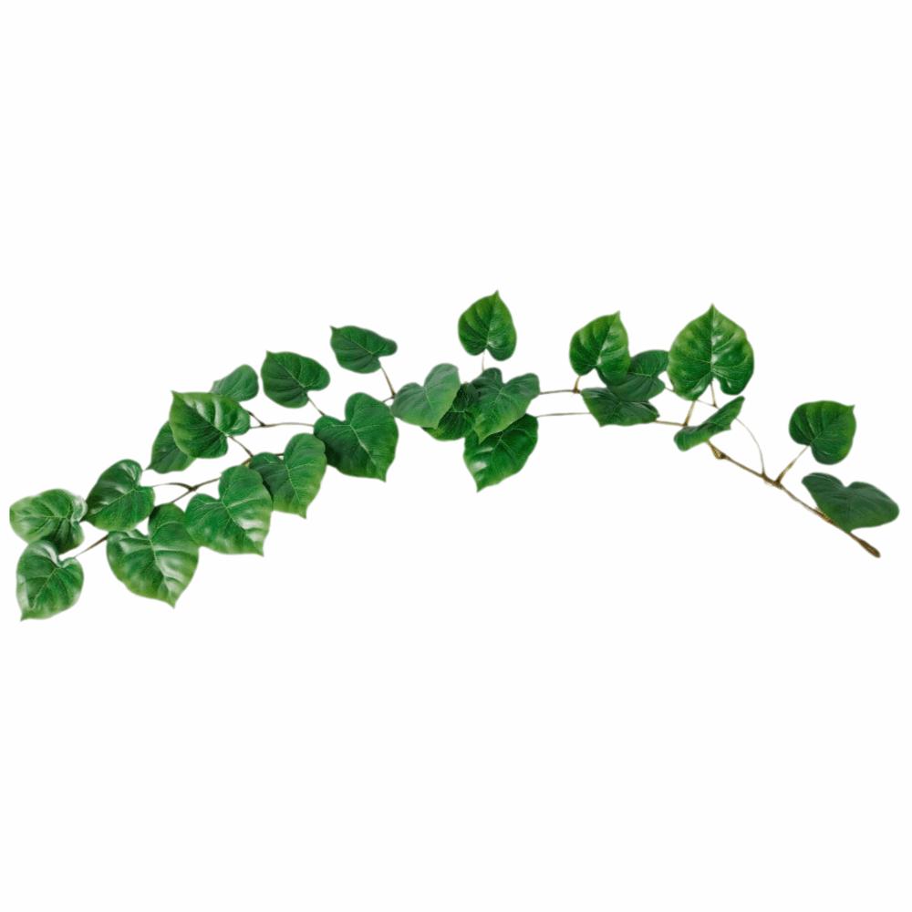Plastic Vines Simulated Rattan Leaves Green Leaves Artificial Plants Turtle Back Leaves Gift Decorative Leaves