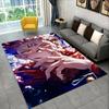 Tappeto Anime Jujutsu Kaisen Cartone Animato Itadori Yuj per Stanza dei Giochi Camera da Letto Soggiorno Divano Arredamento Casa, Tappetino Antiscivolo per Bambini