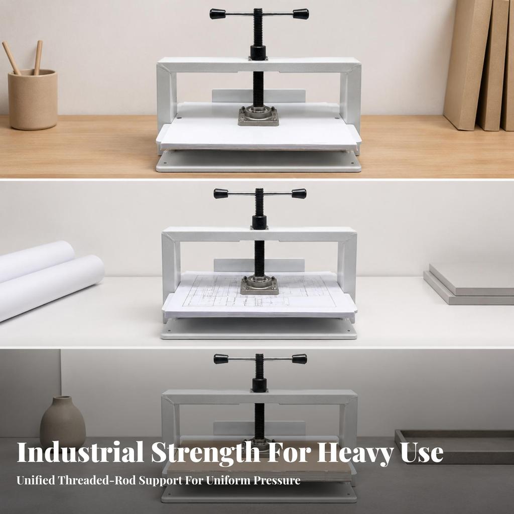 Document Flattening Press Easy to Use Manual Book Stable for Small Studio