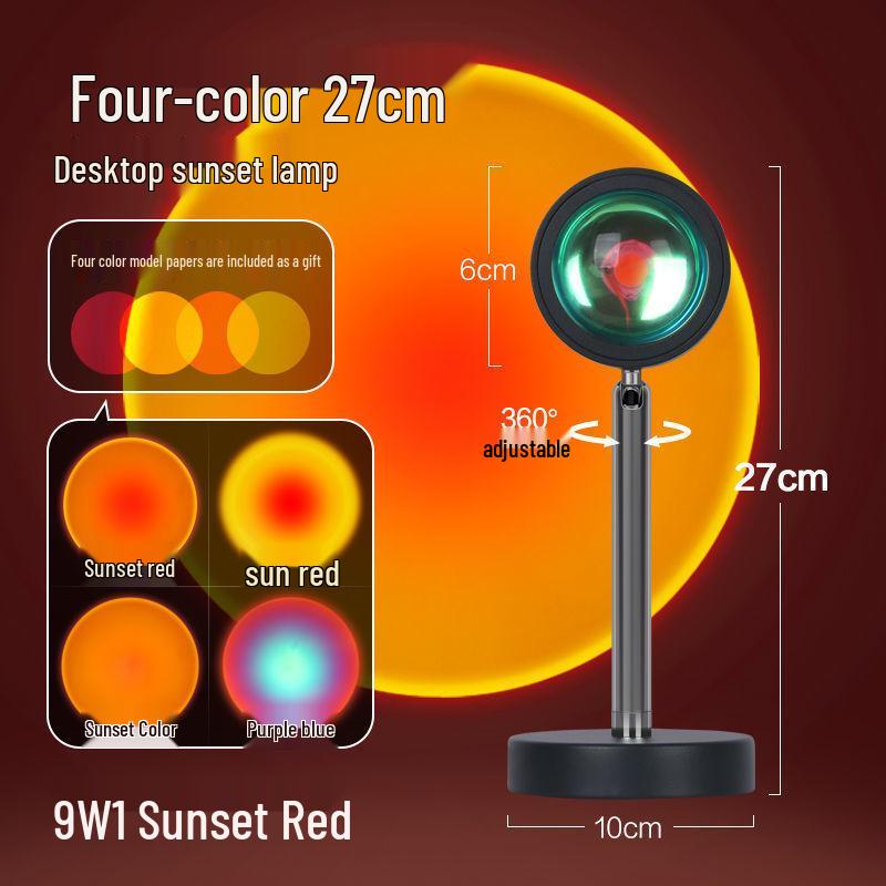 Sunset Lamp for Living Room and Bedroom - Artistic Ambient Lighting