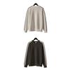 Loose Thin Seven Stripes Mens Waffle Crew Neck Casual Sports Breathable Sweatshirt