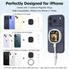 Wired Rear Camera Selfie Screen Monitor with Bluetooth Remote Magnetic & Plug Play for iPhone (Not Supported for Android)