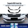 Modyfikacje Splittera Wargi i Listew Zderzaka Przedniego Skoda Superb