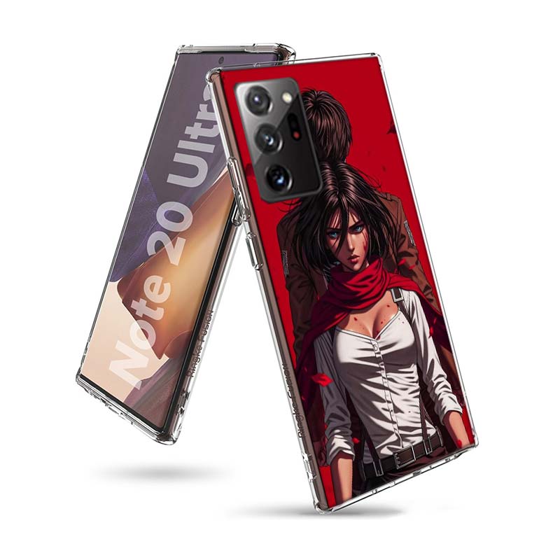 Character MIKASA Phone Case for Samsung A55 A35 A25 A15 A07 A05S A16 A17 A26 A36 A37 A56 A57 Galaxy Note 20 10 A50S A71 A51 A31