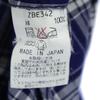 BARACUTA Made In Japan Check Pattern Long Sleeve 2WAY Shirt M Bluish Men's Used