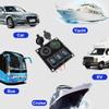 12/24V 3 Gang LED Rocker Switch Panel Boat Truck Car Lights Toggle Buttons Circuit Breaker USB Chargers Power Adapter Voltmeter
