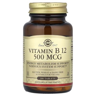 Vitamin B12, 500Mcg, 100 Tabletten