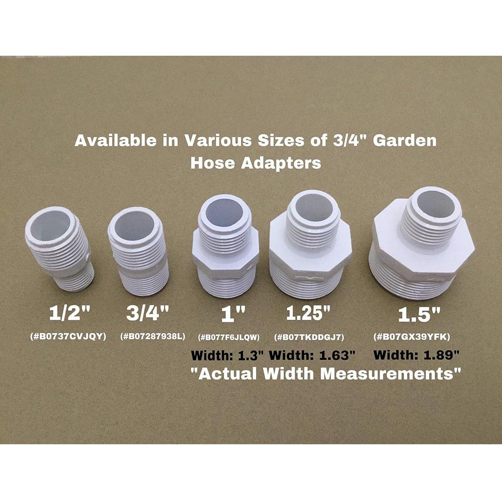 1/2" 3/4" 1" Male/Female Thread Reducer Joint Bushing Connector Garden Irrigation Water Pipe Fittings Aquarium Tank Nipple Joint