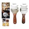 Professional Stainless Steel Truffle Slicer with Wood Handle,Cheese Chocolate Slicer, Household Baking Tools