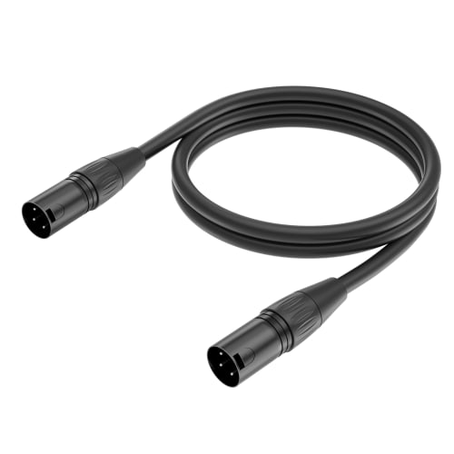 Yinker Male-to-Male XLR Cable for Microphone Recording, Compatible with Condenser Microphones, Speakers, and Other Recording Devices, Oxygen-Free Copp