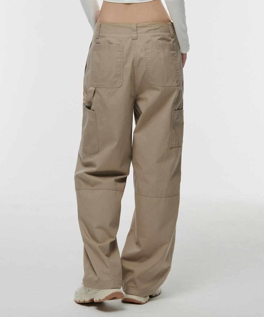 MUSINSA STANDARD WOMAN Women'S Wide Carpenter Pants [Beige]