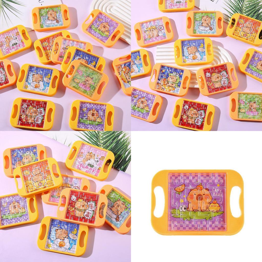 Plastic Capybara Mini Balance Maze Puzzle For Kids Educational Gift Playroom
