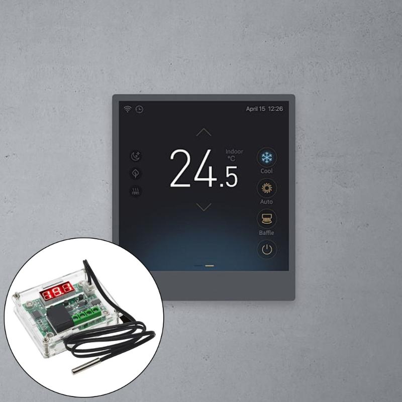 W1209 Temperature Control Module Temperature Controller For Precise Monitoring Relays Output AntiReverse Protections