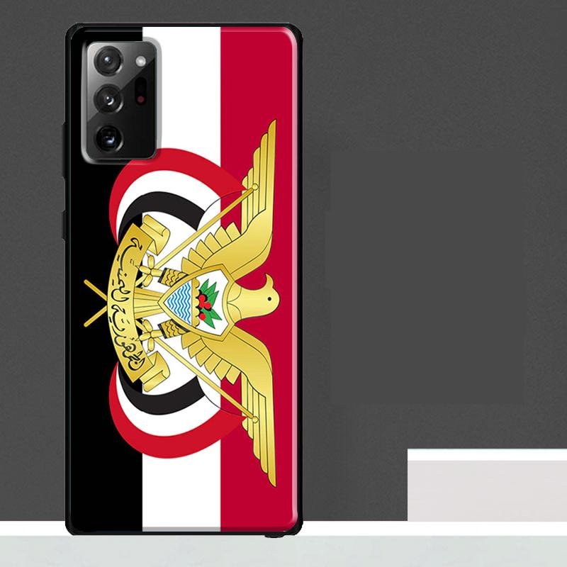Yemen Coat of Arms Flag Case For Samsung Galaxy S25 S24 S23 Ultra S9 S10 S20 S21 S22 Plus S23 FE S25 FE Phone Cover