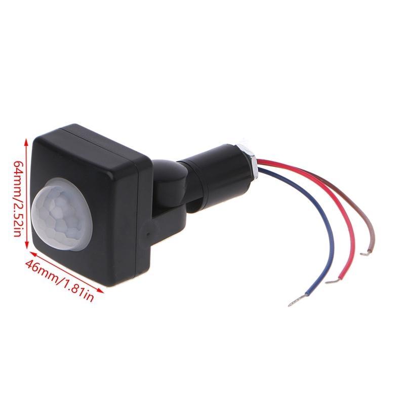 LED 110° 100W PIR Motion Detector Wall Light Switch 110-240V