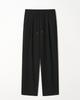 EZIO Relaxed Pin-Tuck Wide Banding Pants_Balck
