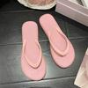 Flip-flops For Women, Macaron Color Matching, Non-slip Simple Slippers, Solid Color Flip-flops, Seaside Beach Sandals