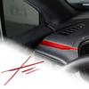 Red Carbon Fiber Interior Side Dashboard Trim Cover For Subaru WRX -24