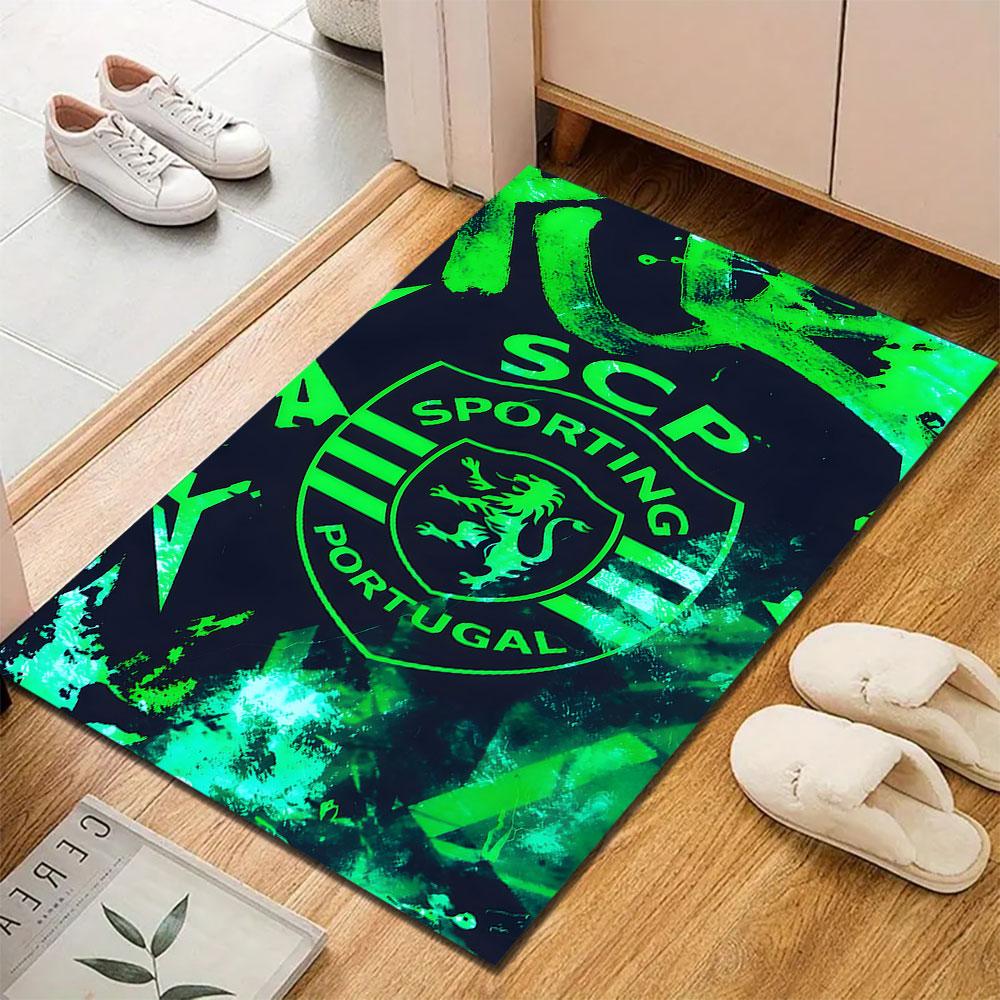 Sporting Portugal Logo Design Patterned carpet, suitable as a non slip play mat for the living room and bedroom sofa