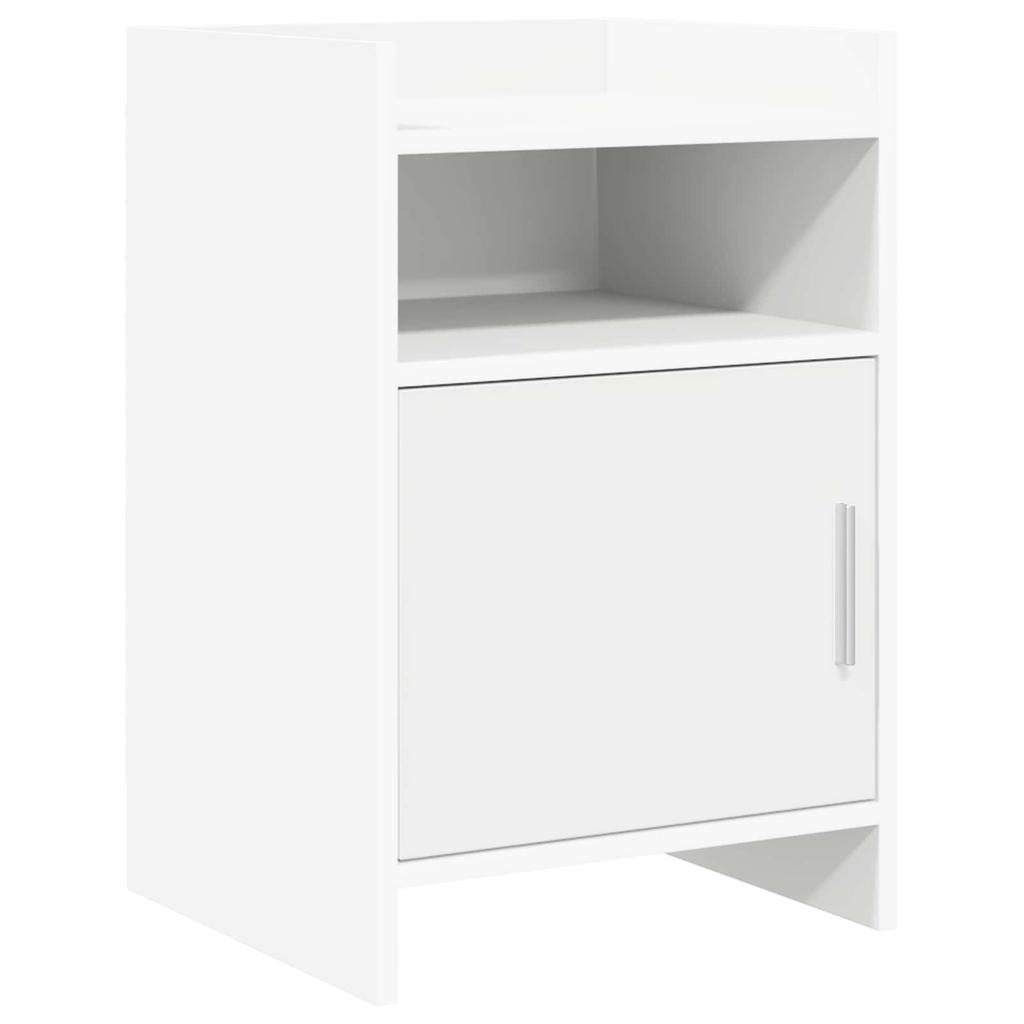 White Nightstands 40 x 36 x 60 cm Particleboard
