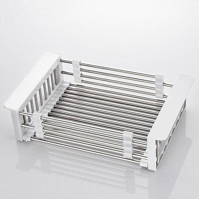 Homeglen 304 Stainless Steel Kitchen Drain Basket & Storage Rack